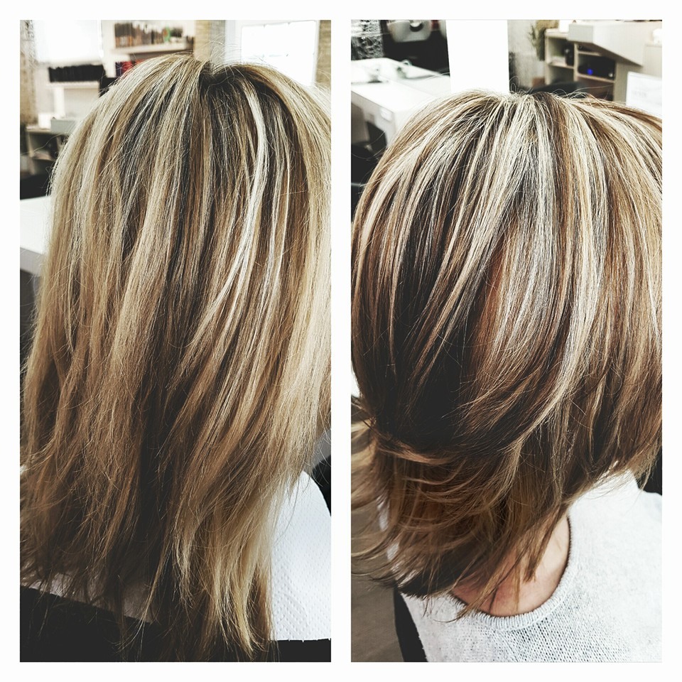 Balayage mittellange Haare