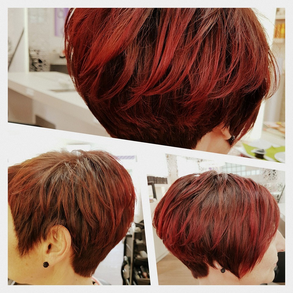Kurzhaarschnitt rote Haare