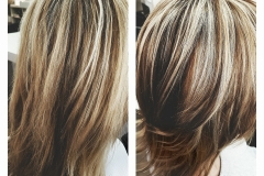 Balayage mittellange Haare