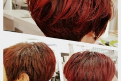 Kurzhaarschnitt rote Haare